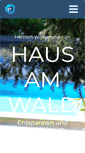 Mobile Screenshot of haus-am-wald-eltmann.de